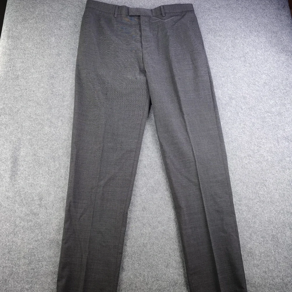 Banana Republic Dress Pants Mens 35x34 Athletic Tapered Fit Marzotto‎ Wool
